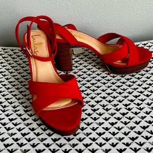 Lulus Red Heel Sandal